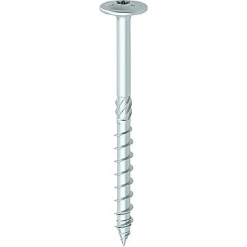 Holzbauschrauben, Tellerkopf, Innen-6-rund, verzinkt, blau, CAB FASTENING
