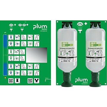 PLUM Augenspülstation Maxi 2 Flaschen, 1000ml