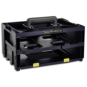 RAACO Sortimentskoffer CarryMore 55, leer Farbe: schwarz