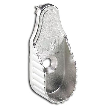 HETTICH Schrankrohrlager Oval 30X15Mm 070666 Vernickelt Mit Nocken