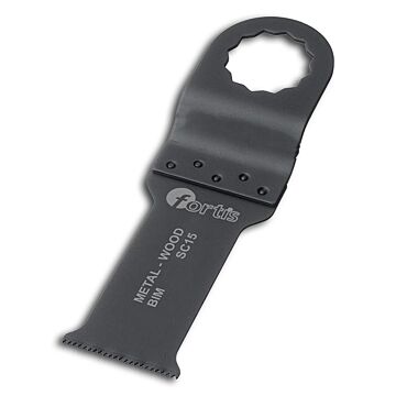 BIM-TAUCHSÄGEBLATT FÜR HOLZ UND METALL, SC, 28 MM, FORTIS