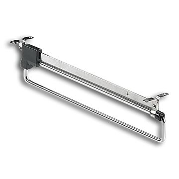 HETTICH Schrank-Kleiderbügelhalter, 40279, L 310mm, Belastbark. 6kg, Stahl vernickelt