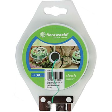 FLORAWORLD Flachbindedraht 50m