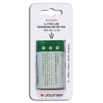 LEDLENSER Ersatzakku 2x21700 3,7V 4800mAh