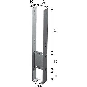 SIMPSON STRONGTIE  Stützenfuß CMR und CMS