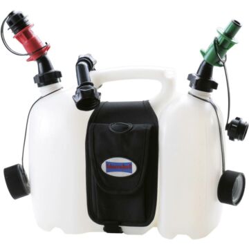 HÜNERSDORFF Doppelkanister PROFI 6+3Liter, HD-PE, natur