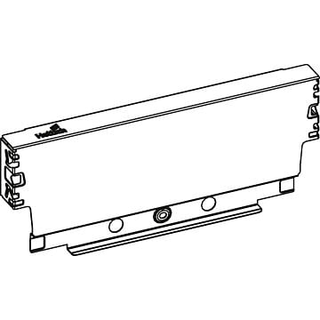 HETTICH Schubkasten-Rückwand, ArciTech, 9121388, KB 600mm, weiß pulverbeschichtet