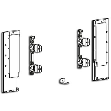 HETTICH AvanTech YOU Set Verbinder für gestaltbare Innenfront, Nutzung mit Zarge