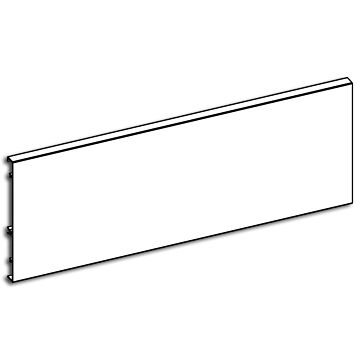 HETTICH Schubkasten-Rückwand, ArciTech, 9192189, KB 2000mm, silber pulverbeschichtet