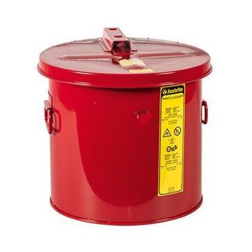 JUSTRITE SAFETY Sicherheitsreinigungs- behälter, rot 13,0l selbstschließend D289xH286 mm