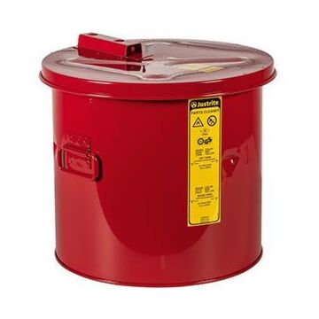 JUSTRITE SAFETY Sicherheitsreinigungs- behälter, rot, 19,0l selbstschließend D349xH330 mm
