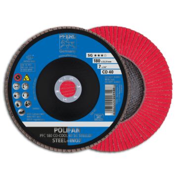 PFERD SCHLEIFMOPTELLER PFC 180MM SGPCOOL 60 SG STEELOX, PFERD TOOLS