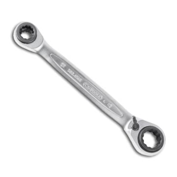 KS TOOLS Ring-Ratschenschlüssel 4 in 1 10x13x17x19mm Nr. 503.4565