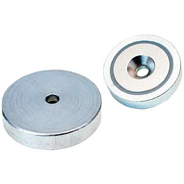 FLACHGREIFER-MAGNET NDFEB MIT BOHRUNG, FORMAT
