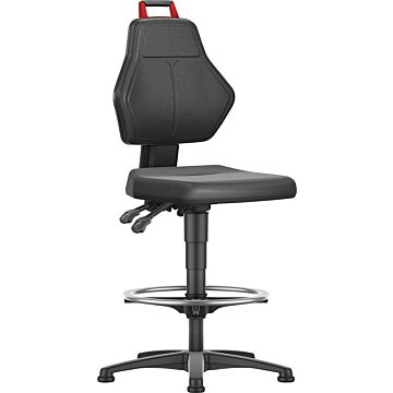 ARBEITSSTUHL MIT GLEITER UND FUßRING, FORMAT