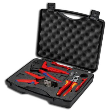 KNIPEX Werkzeugkoffer Photovoltaik MC4 7-teilig