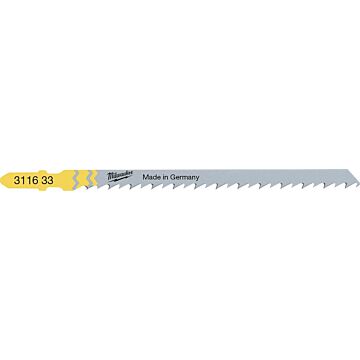 MILWAUKEE Stichsägeblatt Holz T344D 105x4mm, (Pack a 5 Stück)