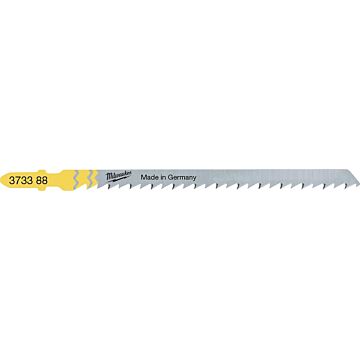 MILWAUKEE Stichsägeblatt Holz 105x4mm, verst.Blatt, (Pack a 5 Stück)