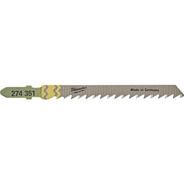 MILWAUKEE Stichsägeblatt Holz T101D 75x4mm, (Pack a 25 Stück)