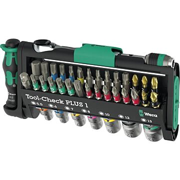WERA Bit-Satz Tool-CheckPlus 39-teilig (Bitsortiment ) 