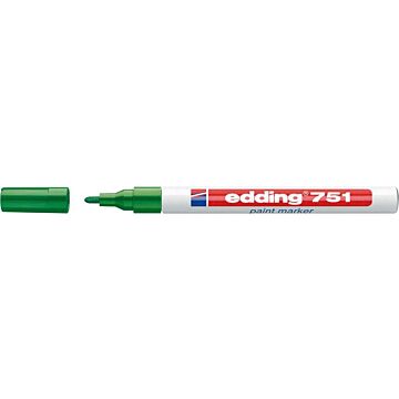 EDDING Lackmarker 751 1-2mm Rundspitze permanent grün (Markierstift) 