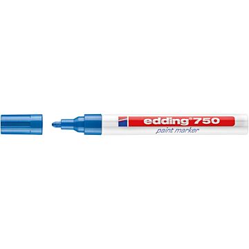 EDDING Lackmarker 750 2-4mm Rundspitze permanent blau (Markierstift) 