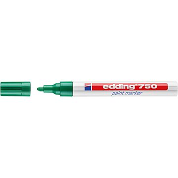 EDDING Lackmarker 750 2-4mm Rundspitze permanent grün (Markierstift) 