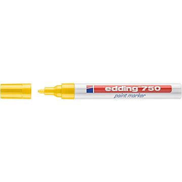 EDDING Lackmarker 750 2-4mm Rundspitze permanent gelb (Markierstift) 