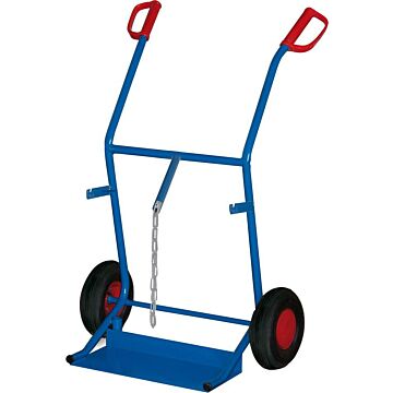 VARIOFIT Stahlflaschenkarre 100 Kg 2X20 L Gummiräder