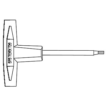 MACO T-Griffdreher Torx T20 für Winkelbandschere