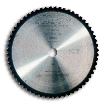 JEPSON HM-Sägeblatt Drytech, für Stahl dünnwandig D=255x25,4x2,0mm 60Z