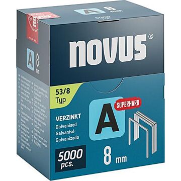 NOVUS Drahtklammer A Typ 53/8mm, (Pack à 5000 Stück)