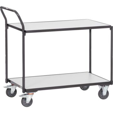 FETRA ESD-Tischwagen mit 2 Ladeflächen 250kg, 850x500mm