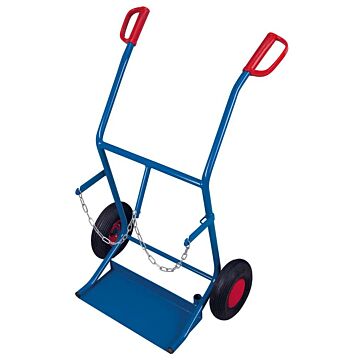 VARIOFIT Stahlflaschenkarre 150 Kg 2X20 L Lufträder