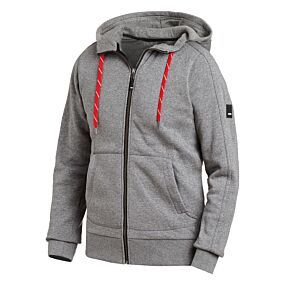 FHB Sweater-Jacke mit Kapuze BENNO grau kaufen