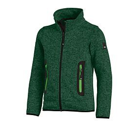 FHB Kinder-Strick-Fleece-Jacke MATS grün kaufen