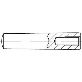 CAB FASTENING Kegelstift mit Innengewinde DIN 7978, Ausführung  A,  6x36, Stahl kaufen