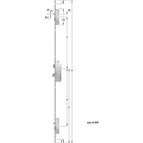 KFV Meervoudige vergrendeling EP960E 65/72/9/20 Versie B001 EN179/EN1125 Roestvrij staal Functie E kaufen
