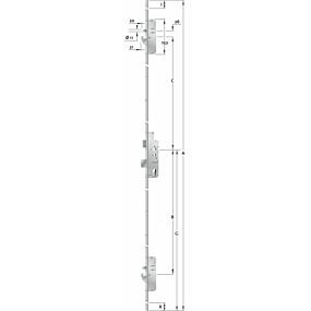 KFV escape door lock EP960E F20/65/92/9 N9-S design B001 EN179/EN1125 stainless steel kaufen