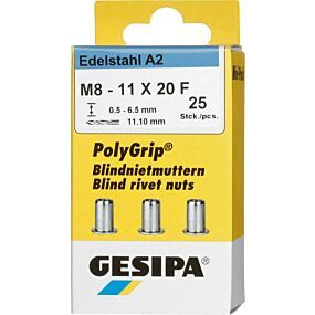 GESIPA Blindnietmutter PolyGrip® Mini-Pack, Edelstahl kaufen