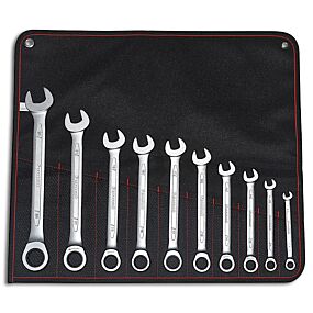 E-Z Ratschenschlüssel Nicht Umkehrbar – 17x19 Mm, Extra Langer Schaft, Rot, ASME/ANSI Konform